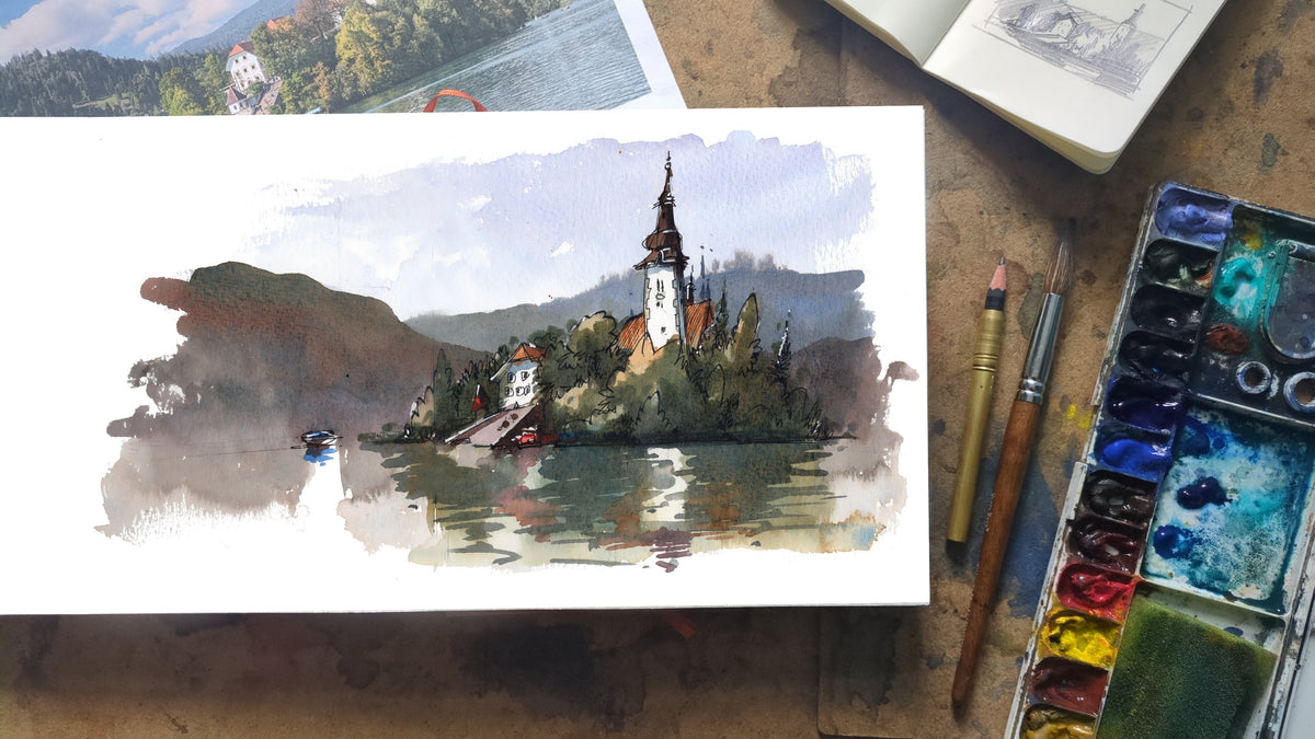 Thinking in layers, painting in shapes