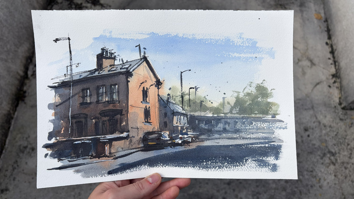 Live workshop: Painting watercolours loose and free