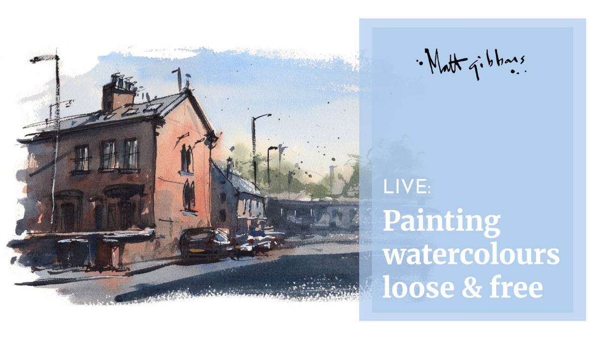 Live workshop: Painting watercolours loose and free
